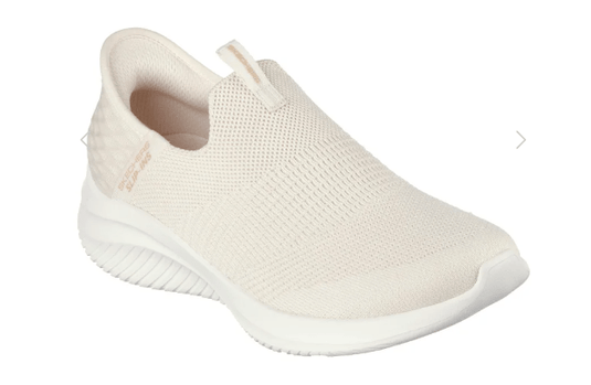 Skechers Womens Ultra Flex 3.0 - Natural/Gold