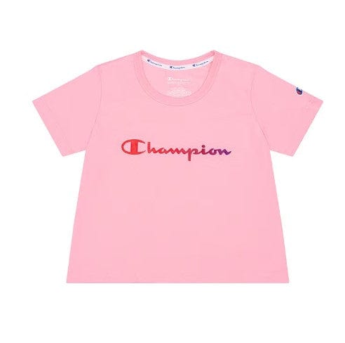 Champion Girls Ombre Script Boxy Tee