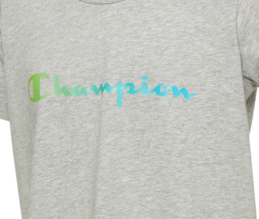 Champion Girls Ombre Script Boxy Tee