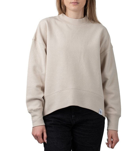 Calvin Klein Womens Tab Ottoman Crew