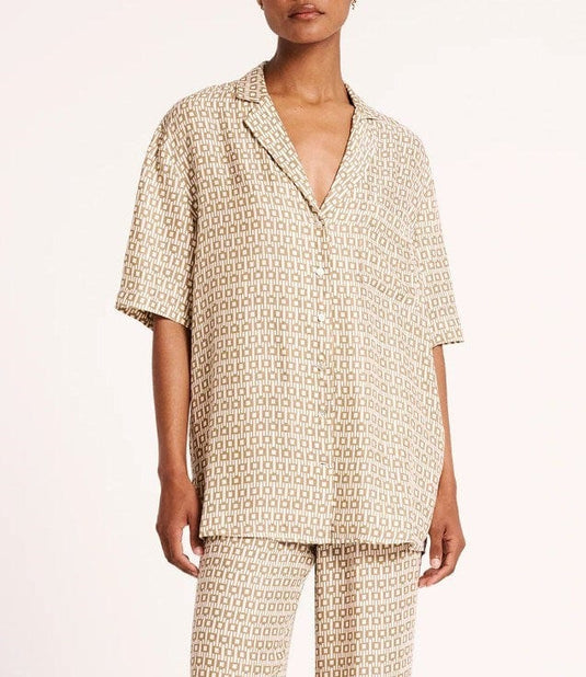 Nude Lucy Womens Priya Cupro Shirt