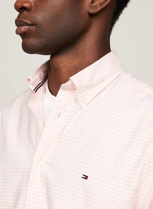 Tommy Hilfiger Mens 1985 Collection Gingham Check Regular Oxford Shirt