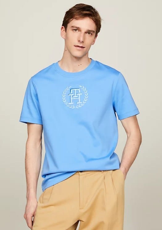 Tommy Hilfiger Mens Tonal Laurel Embro