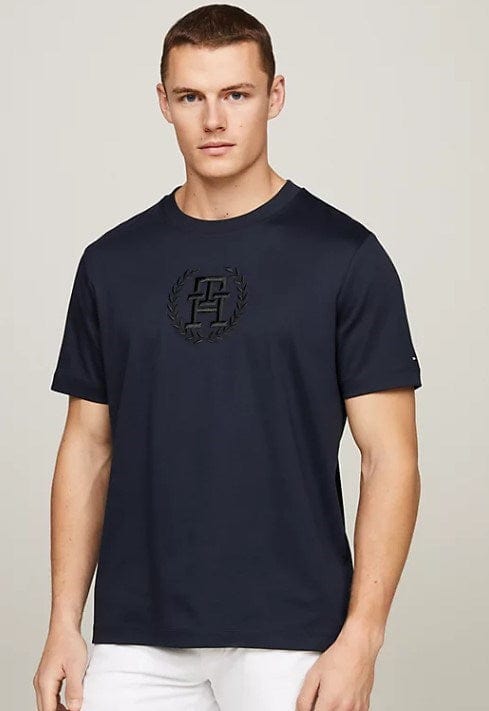 Tommy Hilfiger Mens Tonal Laurel Embro