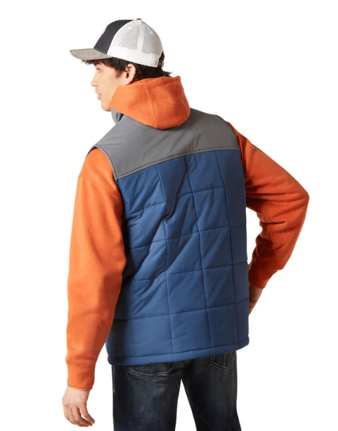 Ariat Mens Cruis Insulated Vest Midsummer Night/Rock Climb