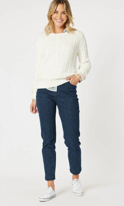 Load image into Gallery viewer, Gordon Smith Womens Kala Cable Knit Jumper
