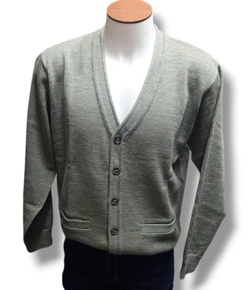 Ansett Mens Superwash Wool Cardigan