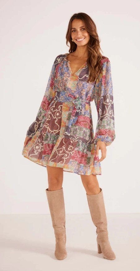 Minkpink Womens Ciana Keyhole Mini Dress