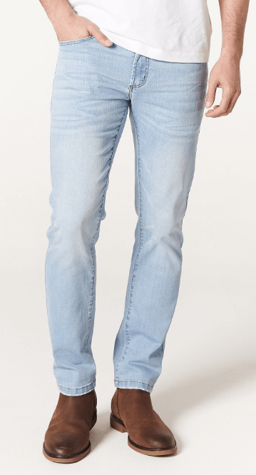 Blazer Mens Regular Fit Stretch Anton Light Wash Stretch Jean