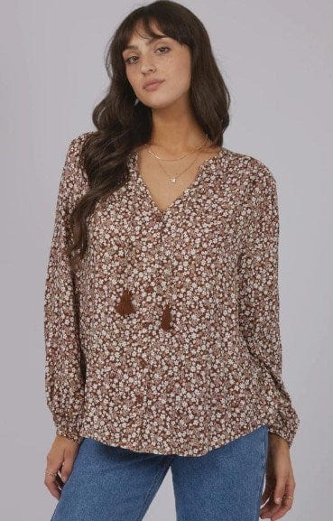 Allabouteve Womens Tallows Floral Shirt