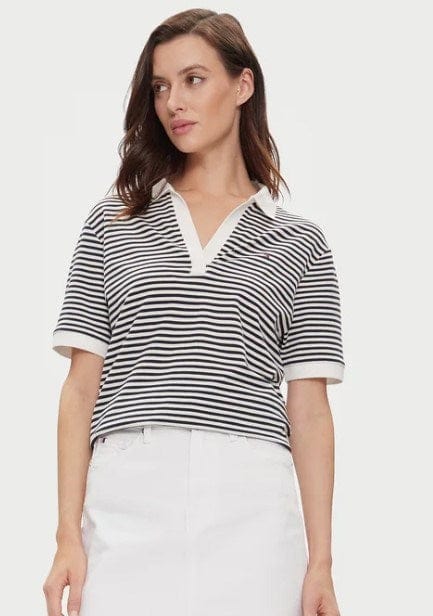Tommy Hilfiger Womens RLX Open Placket Lyocell Polo