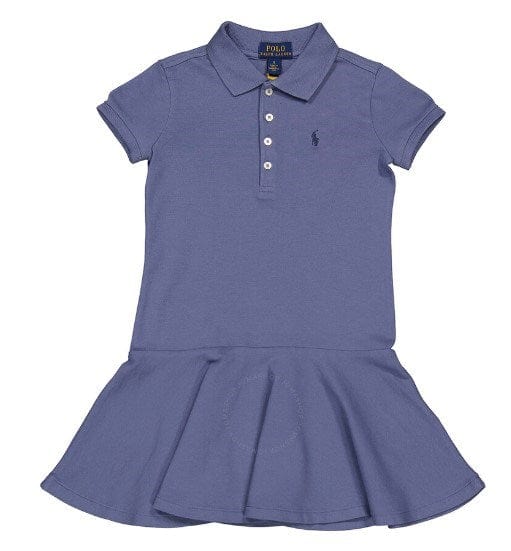 Ralph Lauren Girls Capri Polo Pony Dress