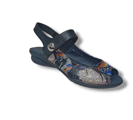 Ascari Womens Kate Floral Punched Shoe
