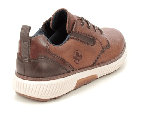 Rieker Mens Brown Extra Wide Leather Brown shoes