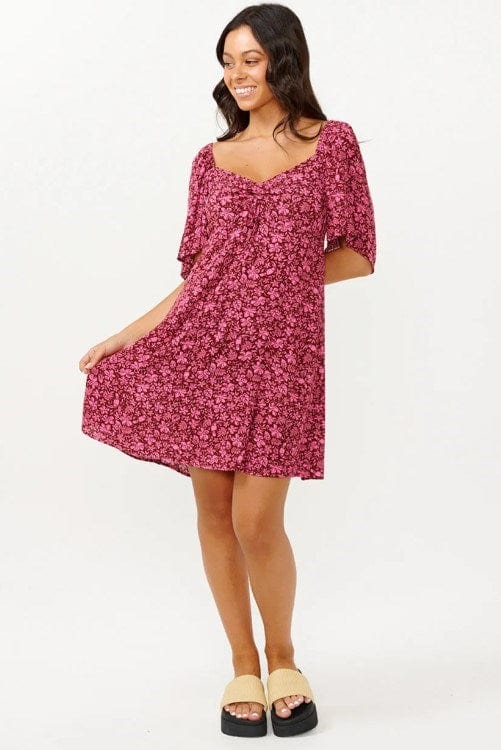 Rip Curl Womens Beach Party Short Sleeve Mini Dress