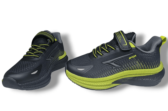 Sfida Zephyr Boy's Zephyr Trainers - Black/Lime