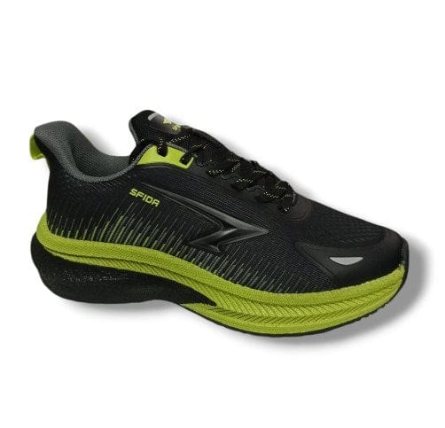 Sfida Boys Zephyr Trainers - Black/Lime