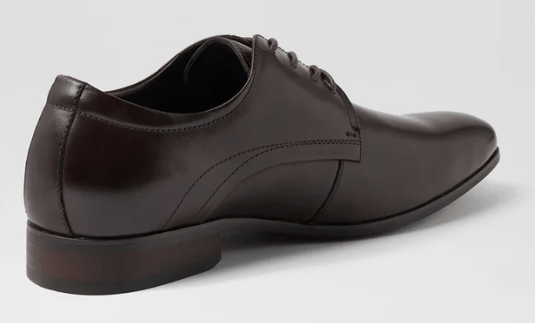 Colorado Mens Coast Leather Lace Up Flats - Brown
