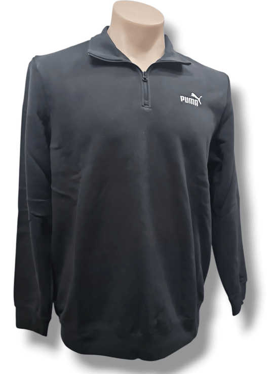 Puma Mens Essential No.1 Logo Half-Zip FL Tee