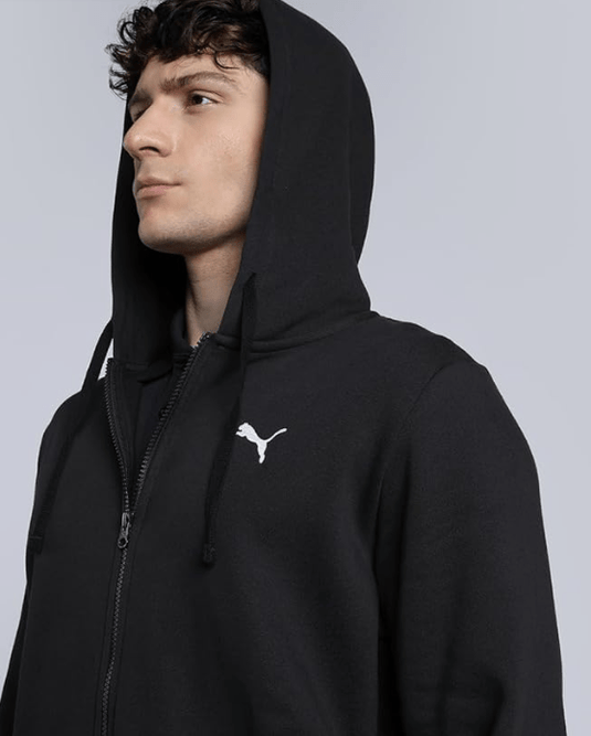 Puma Mens Essential Full-Zip Hoodie Fleece Jumper