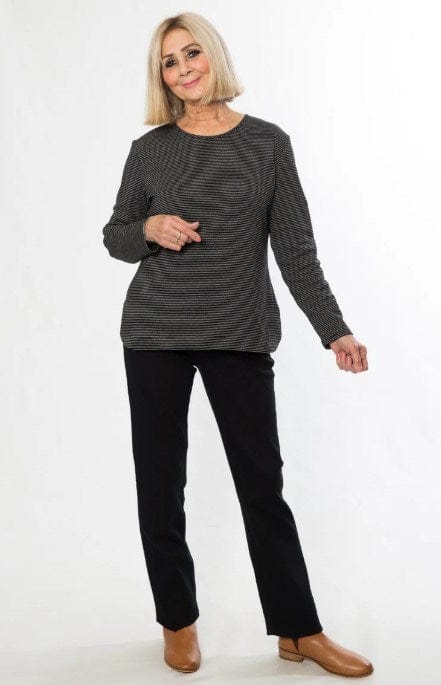 Equinox Womens Slant Zip Pocket Bengaline