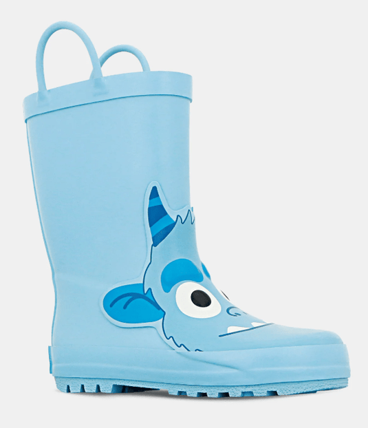 Clarks Kids Gumboots Play Dusty Blue Colored Shoes