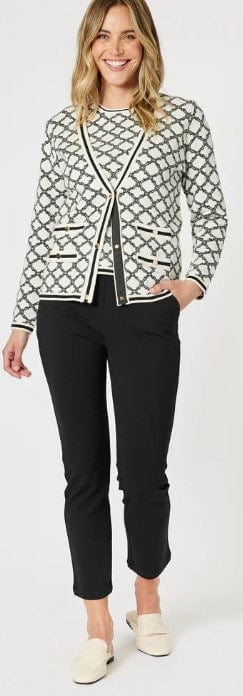 Gordon Smith Womens Classic Ponti Pant - Black