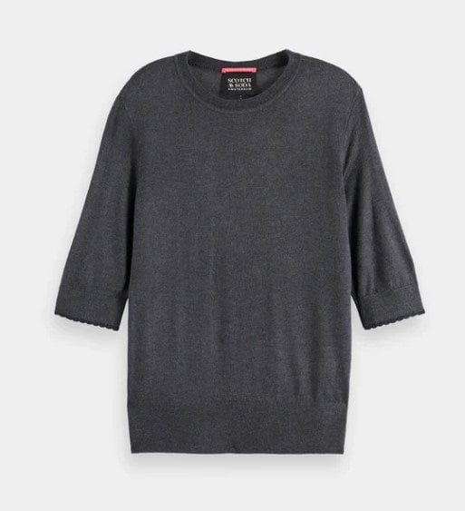 Scotch & Soda Womens Short Sleeved Pullover