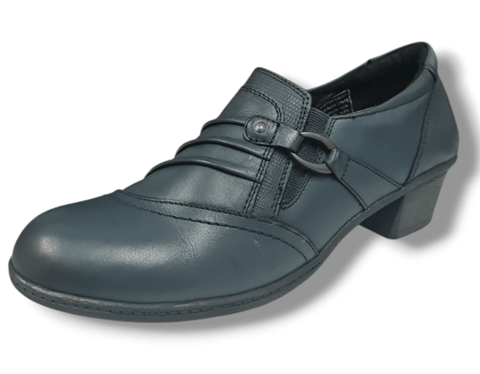 Planet Shoes Womens Taplow 2 Leather Heel Court Shoes