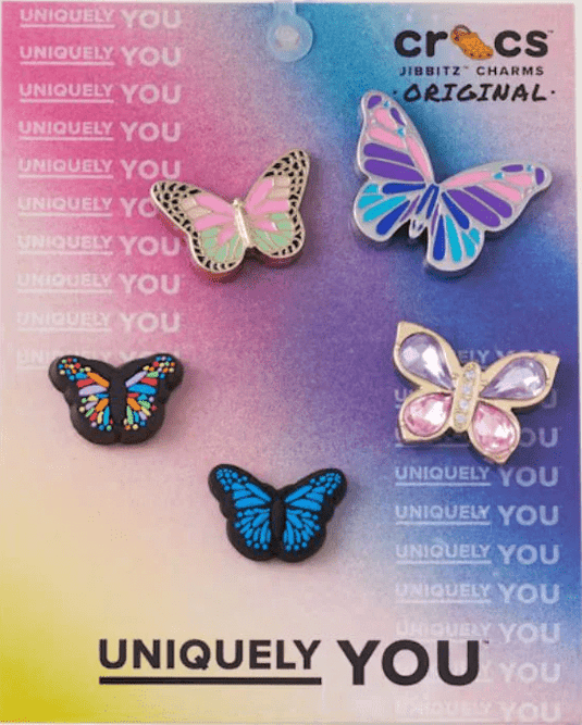Crocs Jibbitz - Butterfly 5 Pack