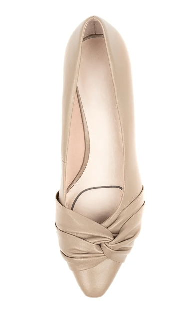 Supersoft Womens Leonarda Silver Mink  Leather Shoes