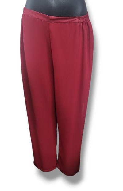 Yesadress Womens Red Delicate Pant