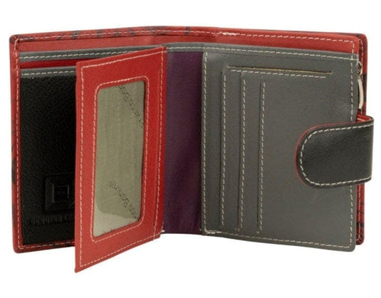 Franco Bonini Womens Smaal Tabbed Ladies Wallet
