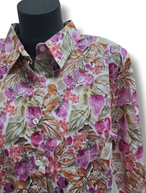 Country Classic Womens Long Sleeve Semi Classic Blouse