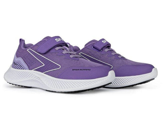 Sfida Girls Kaleido Velcro Runners - Purple
