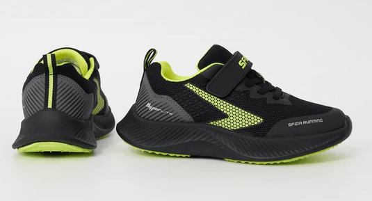 Sfida Kids Kaleido Velcro Runners - Lime