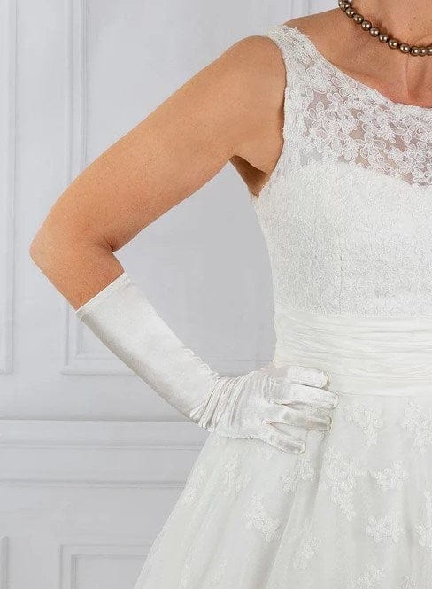 Dents Womens Medium Satin Evening Glove