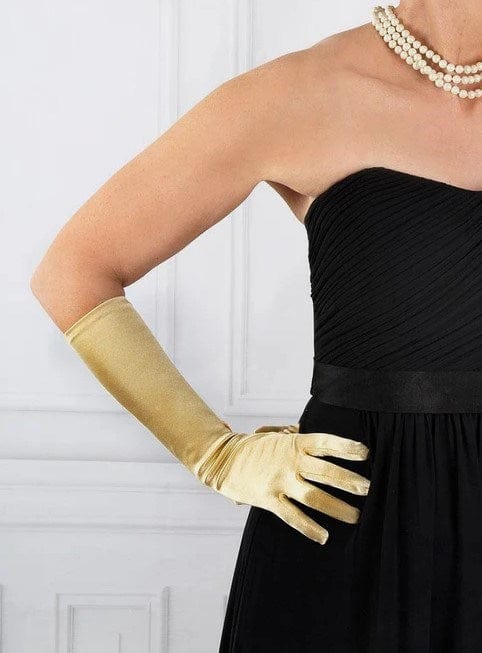 Dents Womens Medium Satin Evening Glove