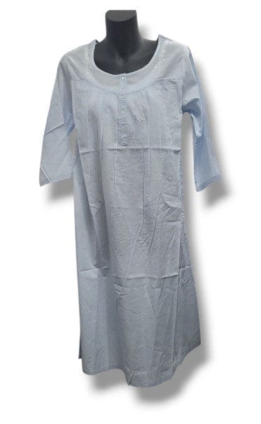French Country Womens Nightie 3/4  60'`S Cambric