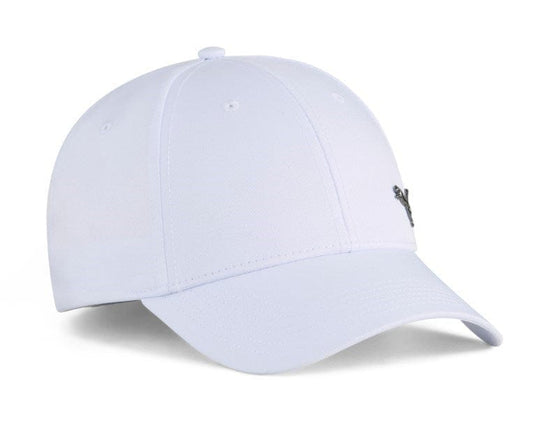 Puma Unisex Essentials Metal Puma Cat Baseball Cap - Puma White