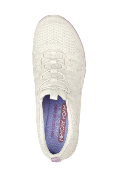 Skechers Womens Memory Foam Gratis Sport - Live Golden Runner Natural