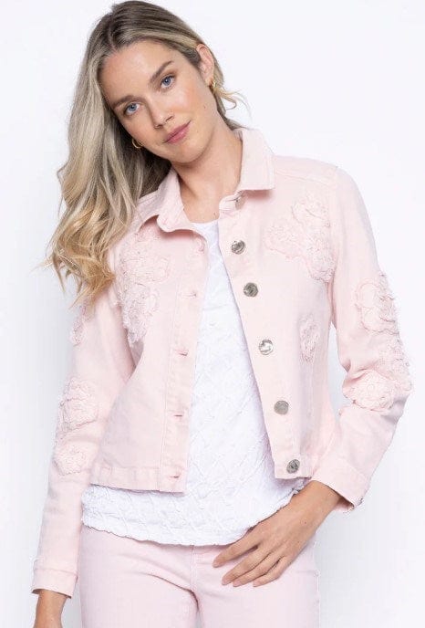 Picadilly Dimensional Embellished Denim Jacket