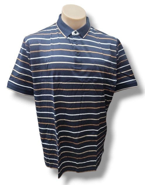 Bridgeport Mens Double Mercerized Polo