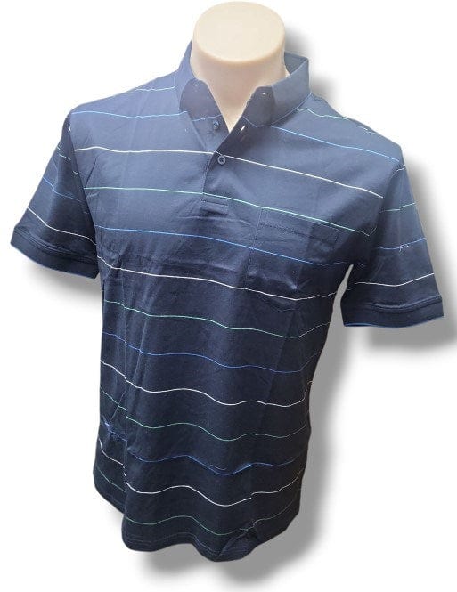 Bridgeport Mens Double Mercerized Polo