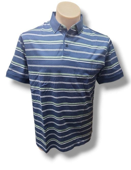 Bridgeport Mens Double Mercerized Polo