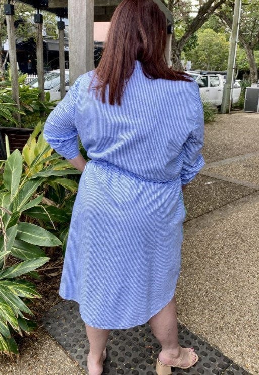 Threadz Womens Skyler Stripe Dress