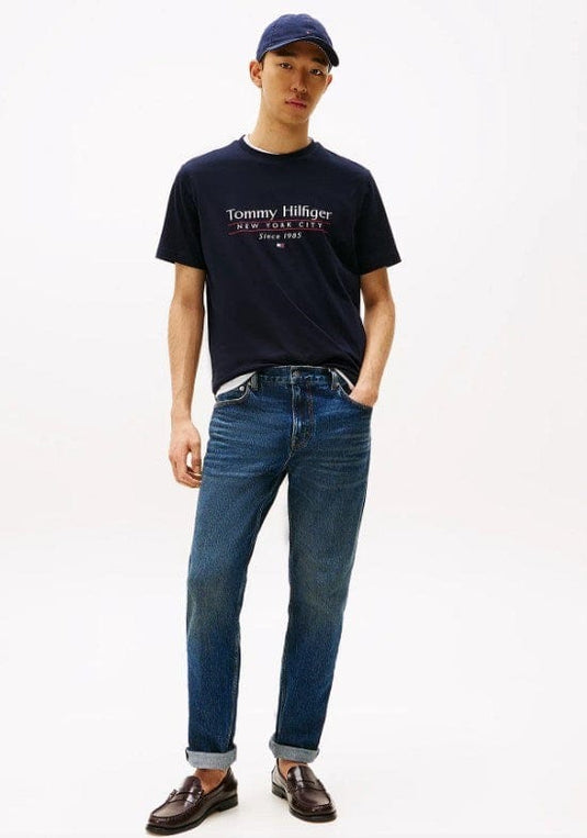Tommy Hilfiger Mens Center Stack Tee