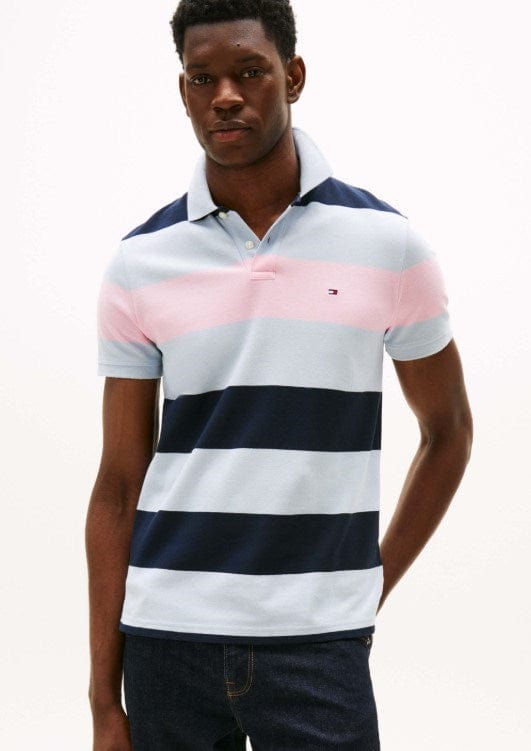 Tommy Hilfiger Mens Colour Block Polo