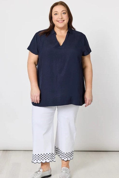 Gordon Smith Womens Scallop Hem Pant