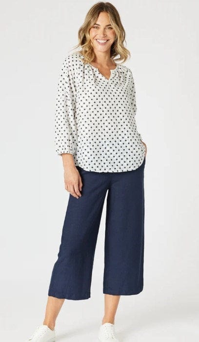 Gordon Smith Womens Get Dotty Embroidered Top